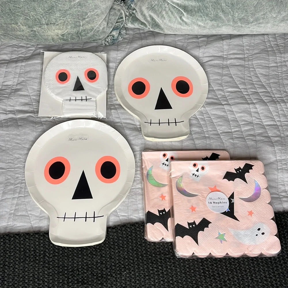 Meri Meri Halloween Plates & Napkins Set